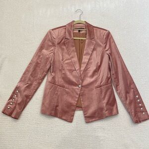 White House Black Market Velvet Blazer